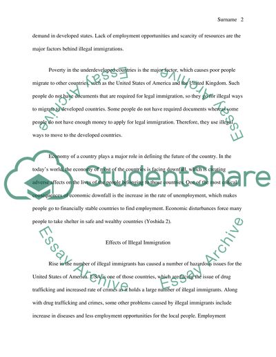 Illegal immigreation