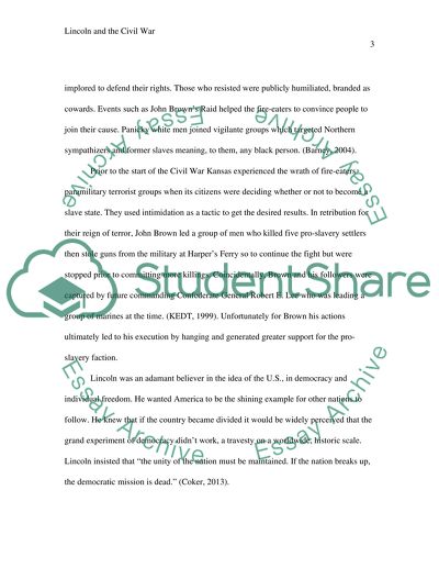 Abraham Lincoln and the Civil War