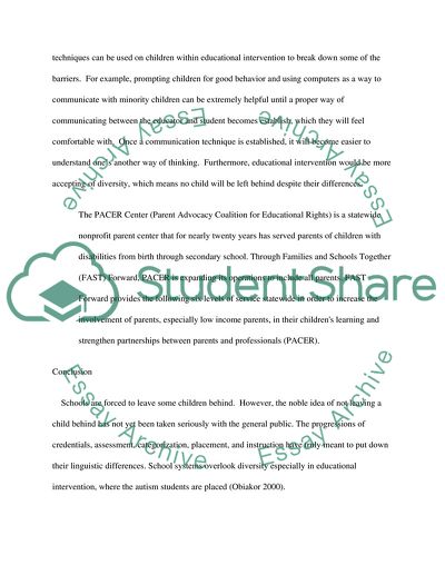 Behavior Intervention Plan