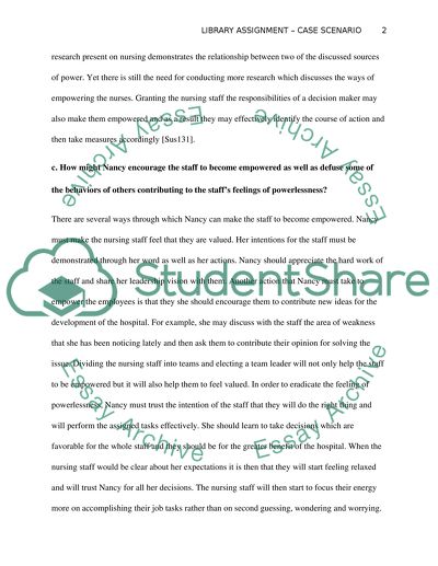 The Ways of Empowering the Nurses