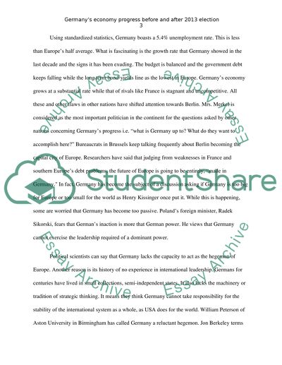 Individual response paper to Europes Reluctant Hegemon
