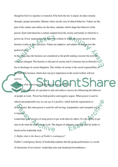 Business Ethics Paper