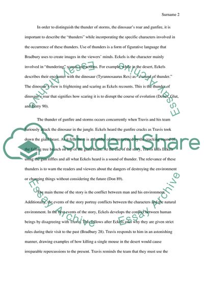 A Sound of Thunder Story by Ray Bradbury