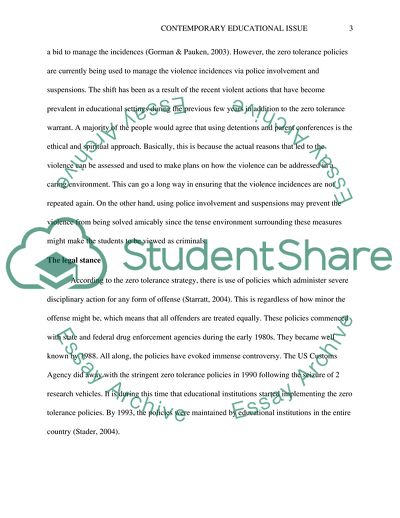 Contemporary Educational Issue