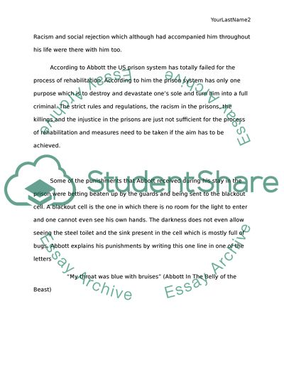 In The Belly of The Best by Jack Henry Abbott