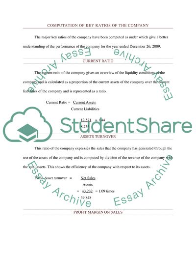 Report project for PepsiCo, INC