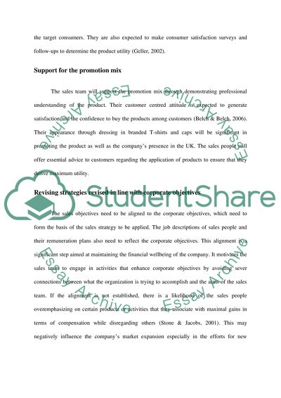 Sales Operations and Planning