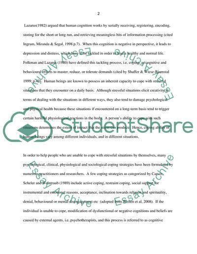 The Emotional Correlates of Stressful Events