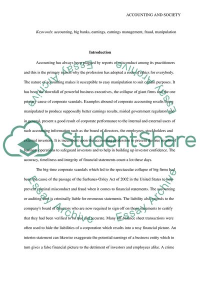 Issues of Accounting Profession