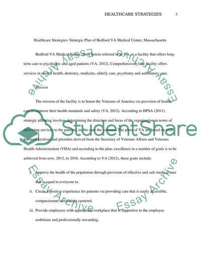 Healthcare Strategies