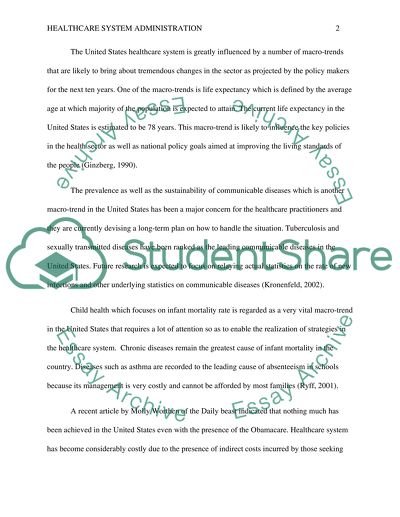 Healthcare Administration 8 questions