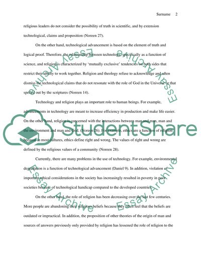 Religion and technology