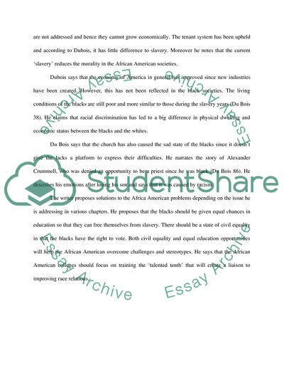 The Souls of Black Folk by W. E. B. Du Bois