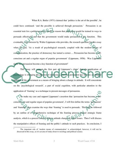 Has Persuasion Become a Key Function of Democratic Governments