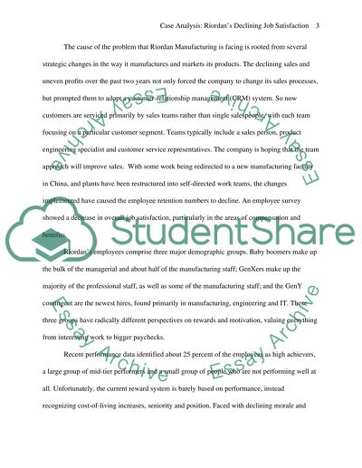 Alleviating Riordans Declining Job Satisfaction