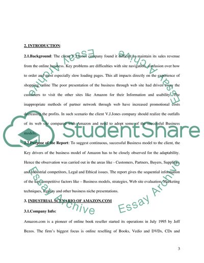 Web Site Evaluation of Amazon.com