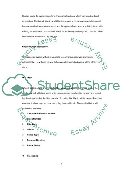 Database System for Small Local Dvd Video Shop