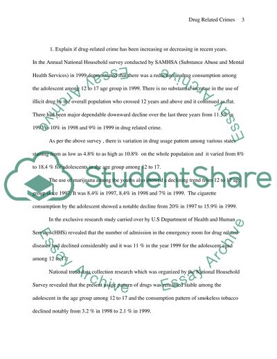 The illegal use of drugs is an important issue in our society