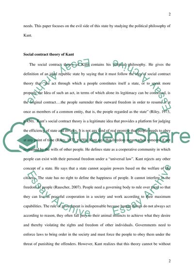 Social Contract Theory