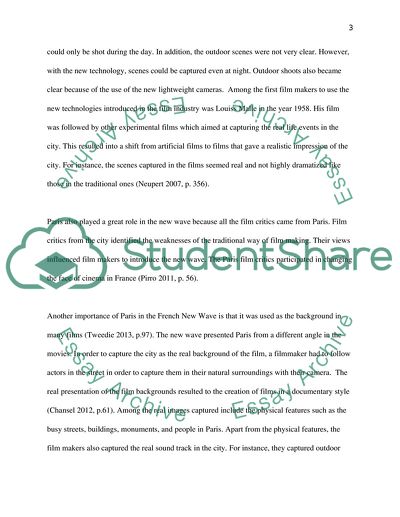 Importance of Paris in French New Wave Cinema