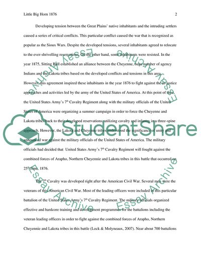 Little Big Horn 1876