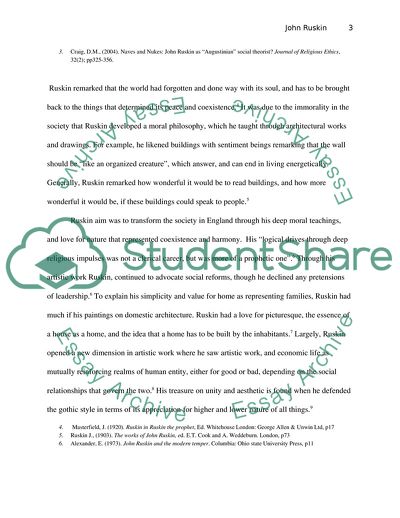 Ruskins Influence on Victorian Architecture