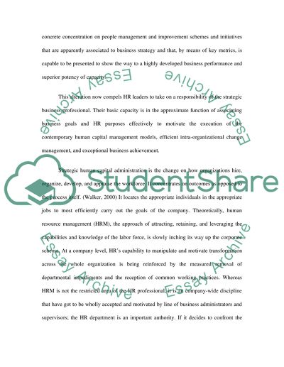 Reflections on Human Resource Managment