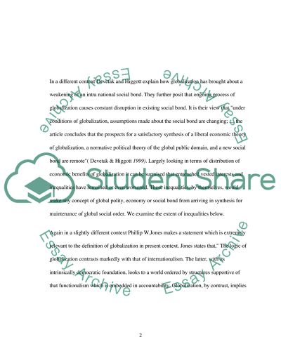 Who are the winners and losers in globalization