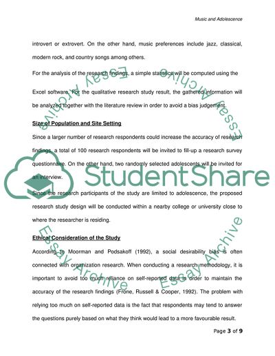 Music and Adolescence