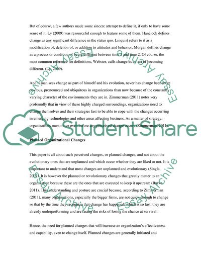 Organisational change 2