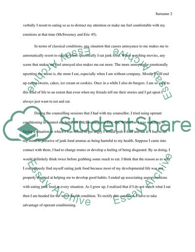 The Habit of Eating Junk Food