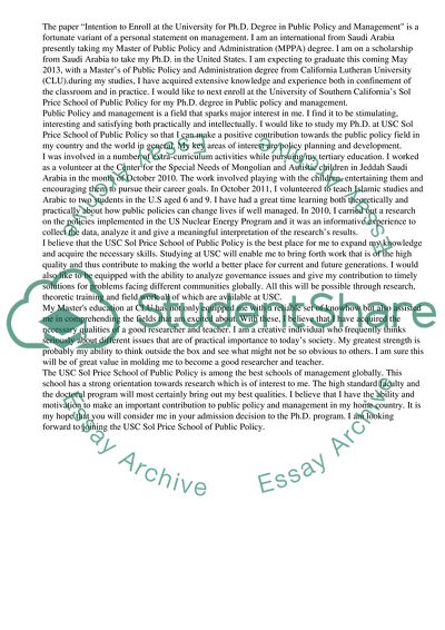 Student from Saudi Arabia Taking Master of Public Policy and Administration in the United State