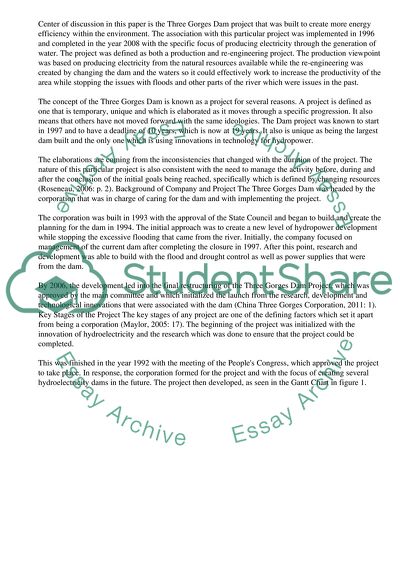 The Three Gorges Program, China: Re-building Natural Resources