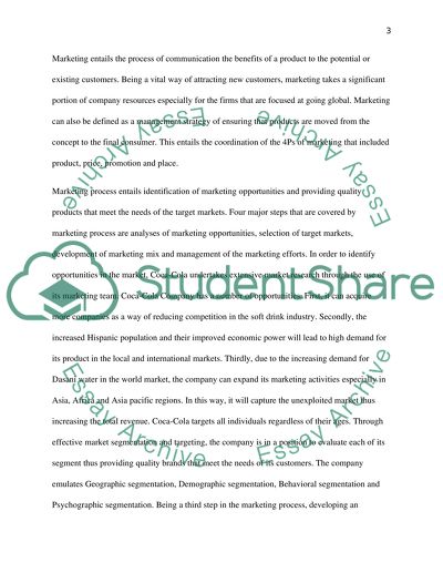 Marketing Principle - Coca-Cola Company