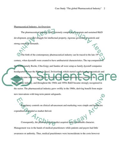 The Global Pharmaceutical Industry