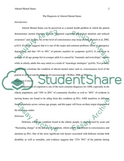 Altered Mental Status