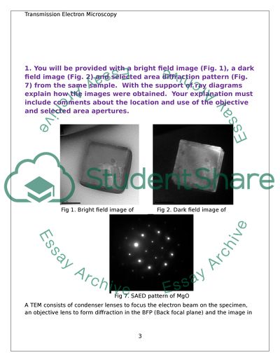 Transmission Electron Microscopy