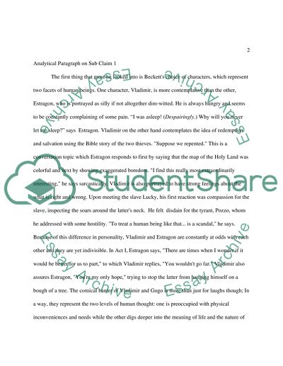 Waiting for Godot by Samual Beckett