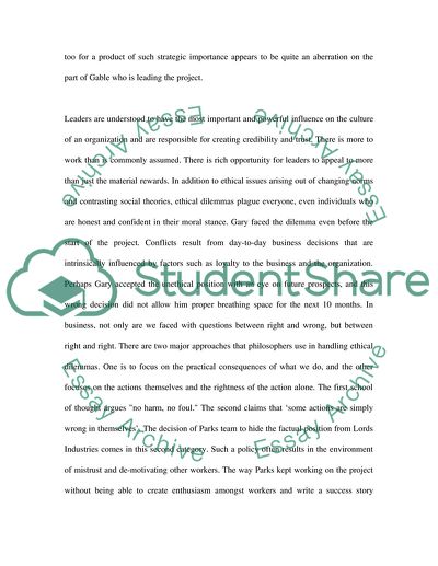 Project Execution Case Study (Blue Spider Case)