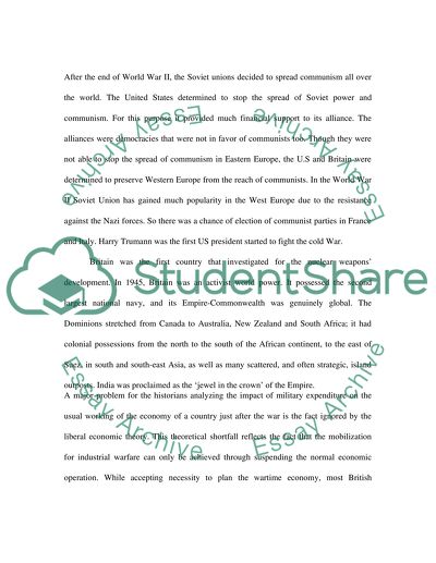 The Main Participants of the Cold War