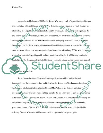 The Korean War: Truman vs. MacArthur