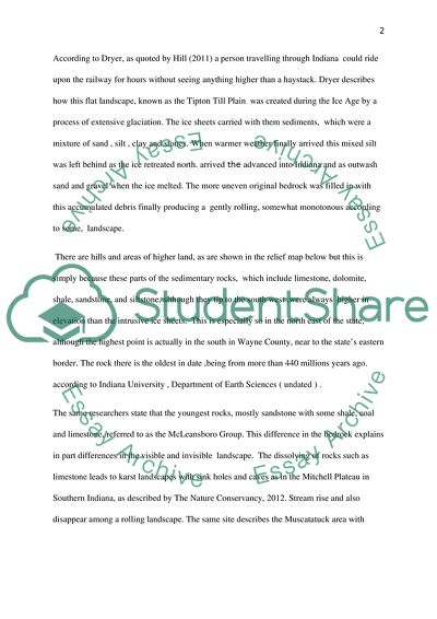 Indiana Geology and Landscapes