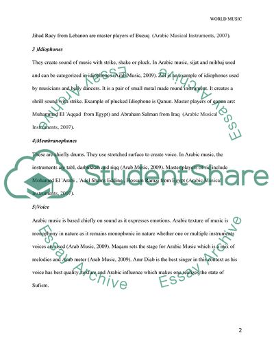 Understanding Arabic Music Culture