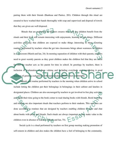 Exploring Culture through Ritual and Routine