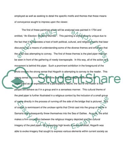 Integration of reality into the works of william hogarth in the eighteenth century