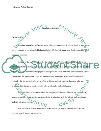 Is spontaneous order a form of social justice for Hayek