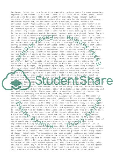 Harvey industries essay 05 picture