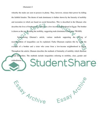 Anthropological analysis and conceptual synthesis