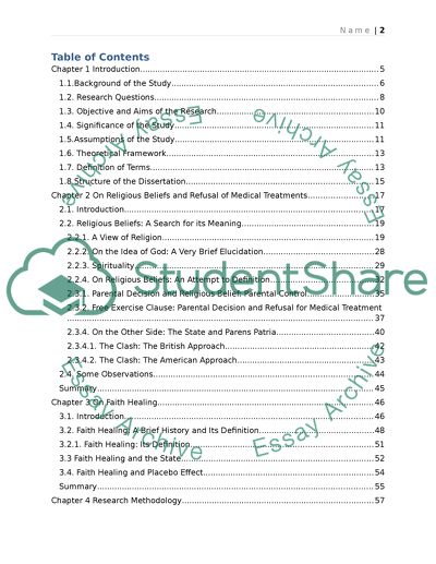 Parental Decision on Medical Treatment for their Children