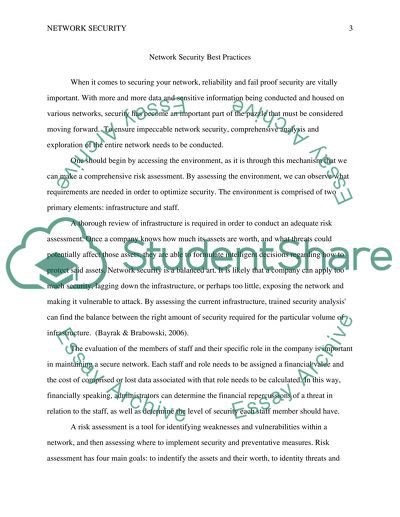 Network Security Best Practices